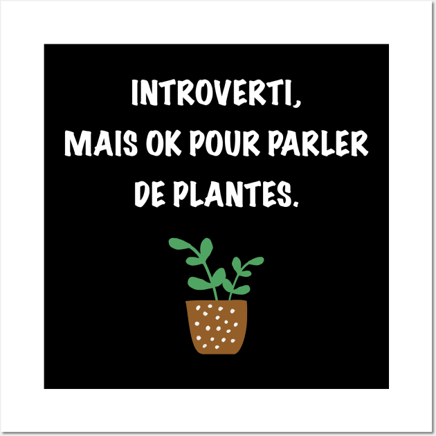 Introvertis et plantes. Wall Art by LaMonitaStudio